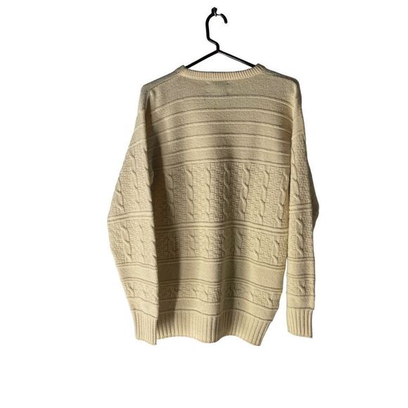 LORD JEFF Cable Knit Pullover 100% Dupont Orlon Acrylic - Picture 3 of 3